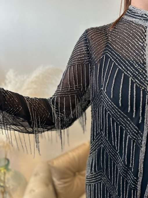 Cape Malika Perlée noir