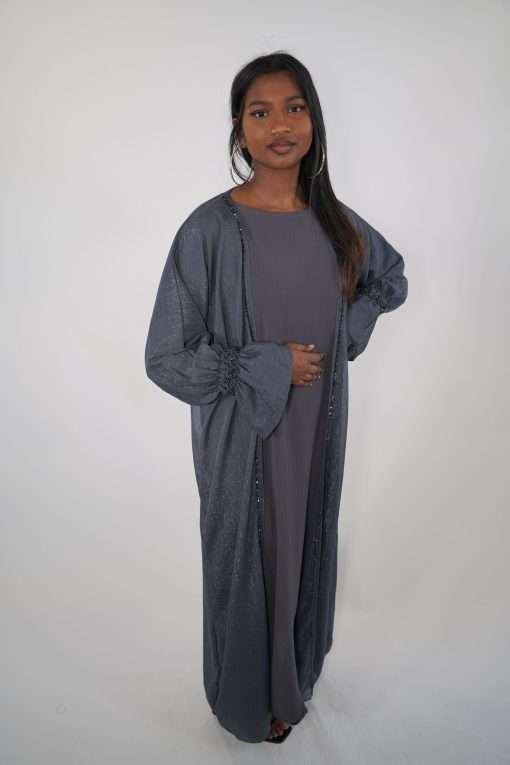 Abaya Siham Anthracite