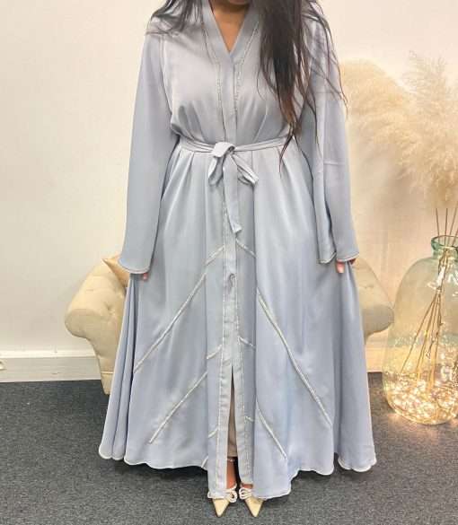 Abaya Alya Gris Clair