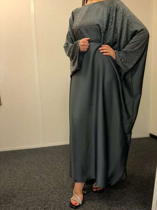 Abaya Yasmine grise