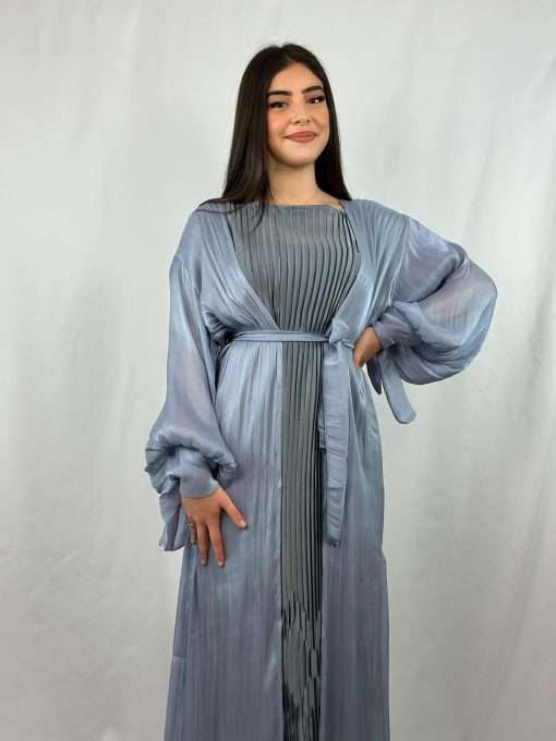 Abaya Nesma Bleu Clair